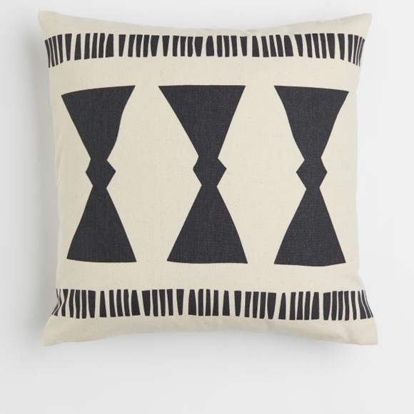 H&M Accents Nwt Hm Cotton Canvas Tribal Hobo Pillow Cover 2x20